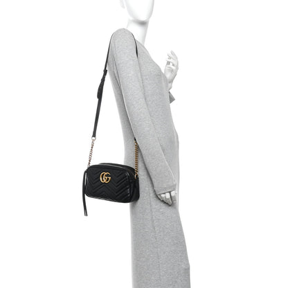 Small Calfskin Shoulder Bag - Black