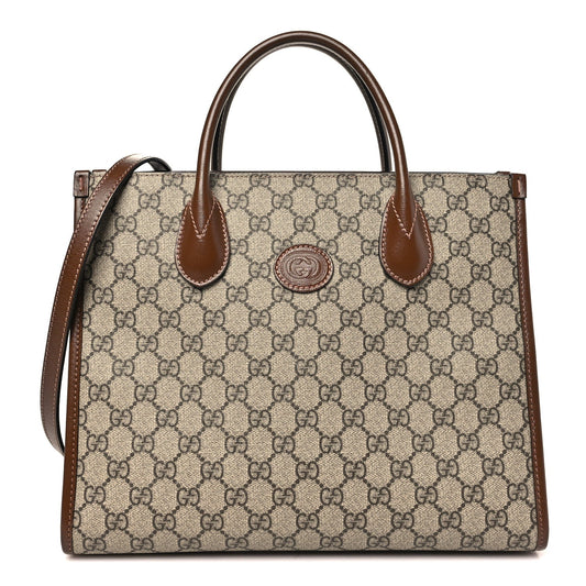 Small Calfskin Tote Bag - Beige