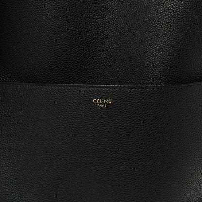 Calfskin Bucket Bag - Black