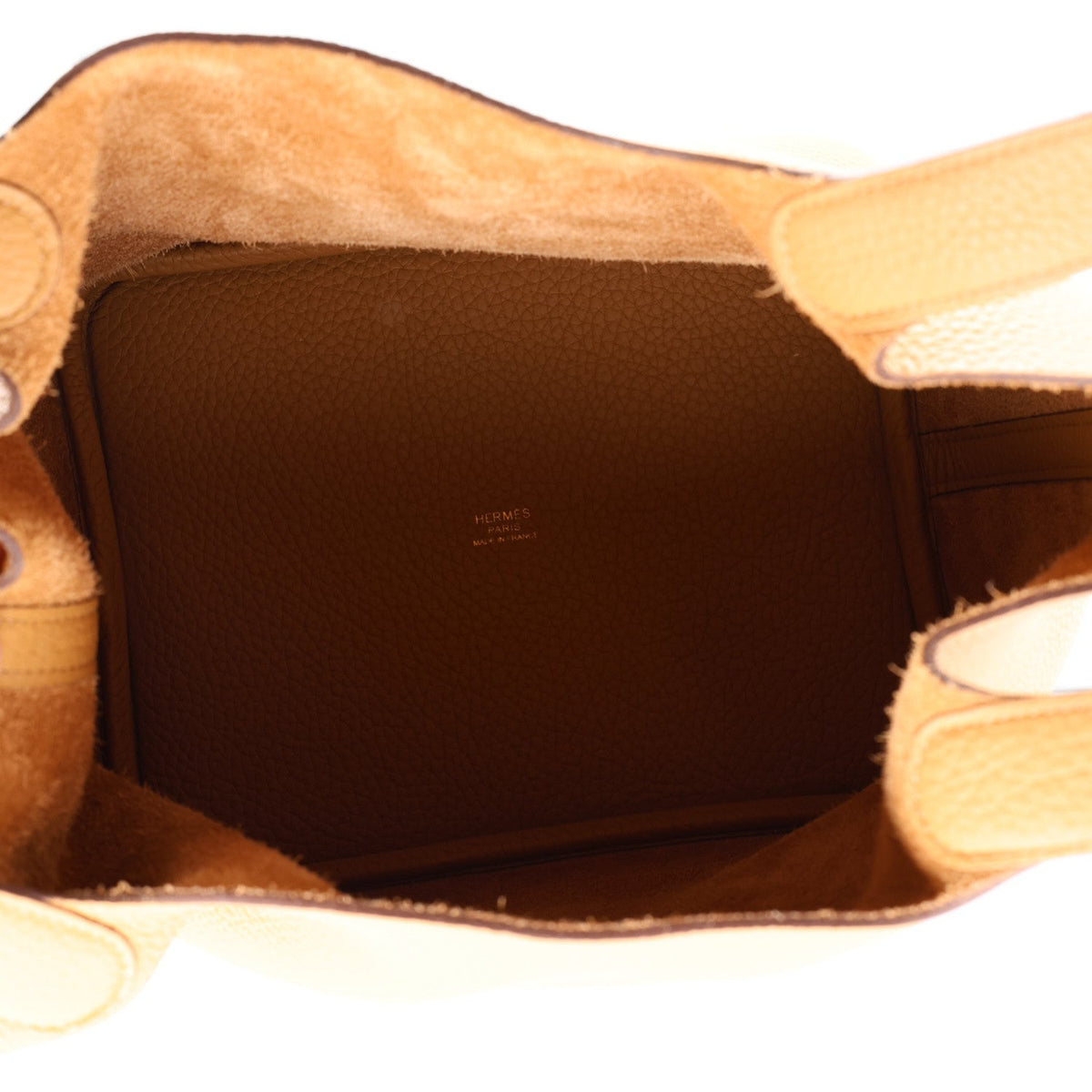 Taurillon Clemence Picotin Lock Mm Biscu Handbag