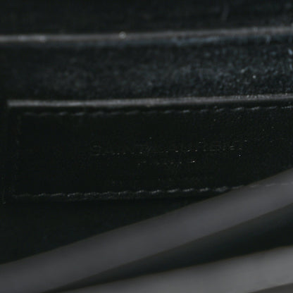 Medium Calfskin Satchel Bag - Black