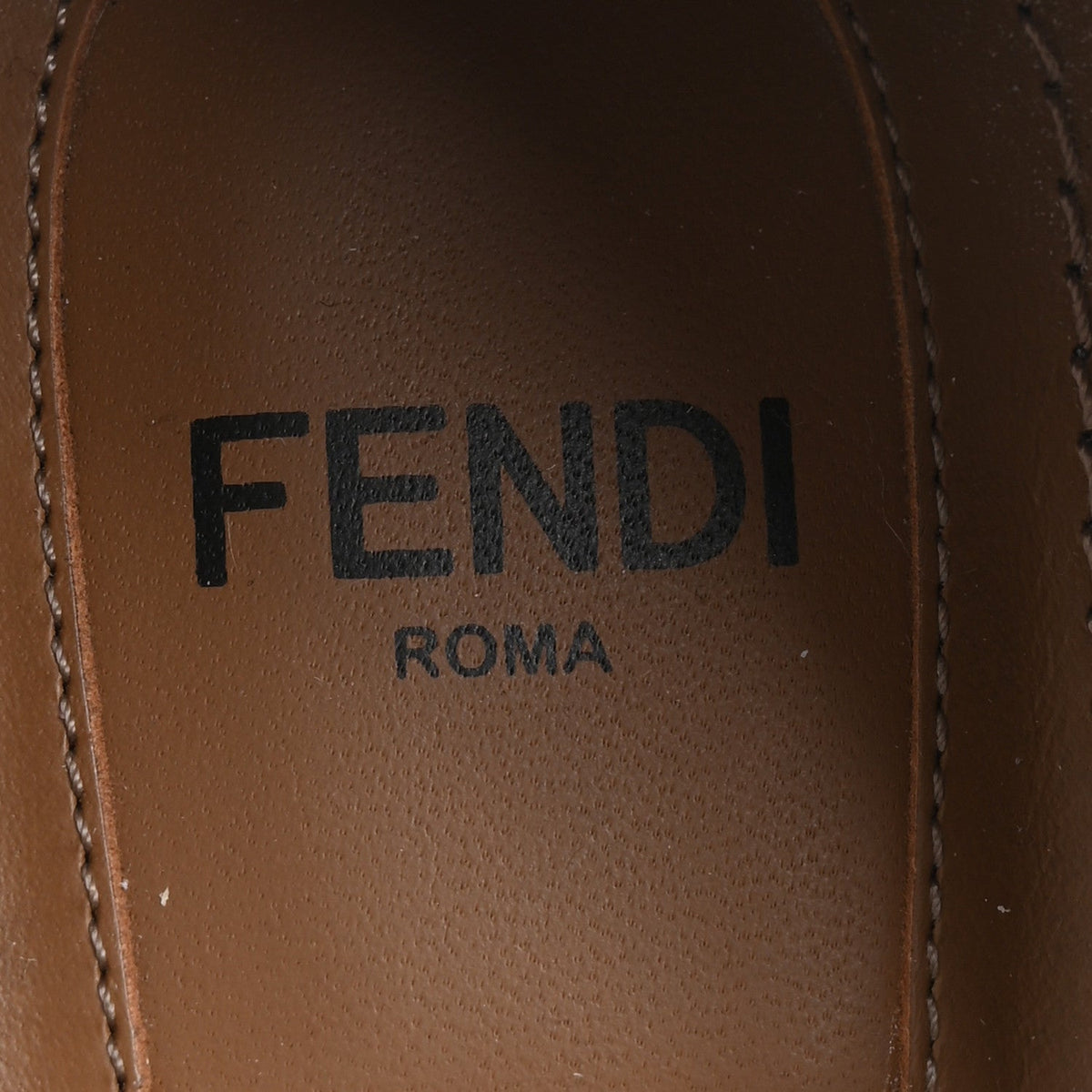 Fendi Vitello Women's Delfina High Heel Pumps 37 Tortora