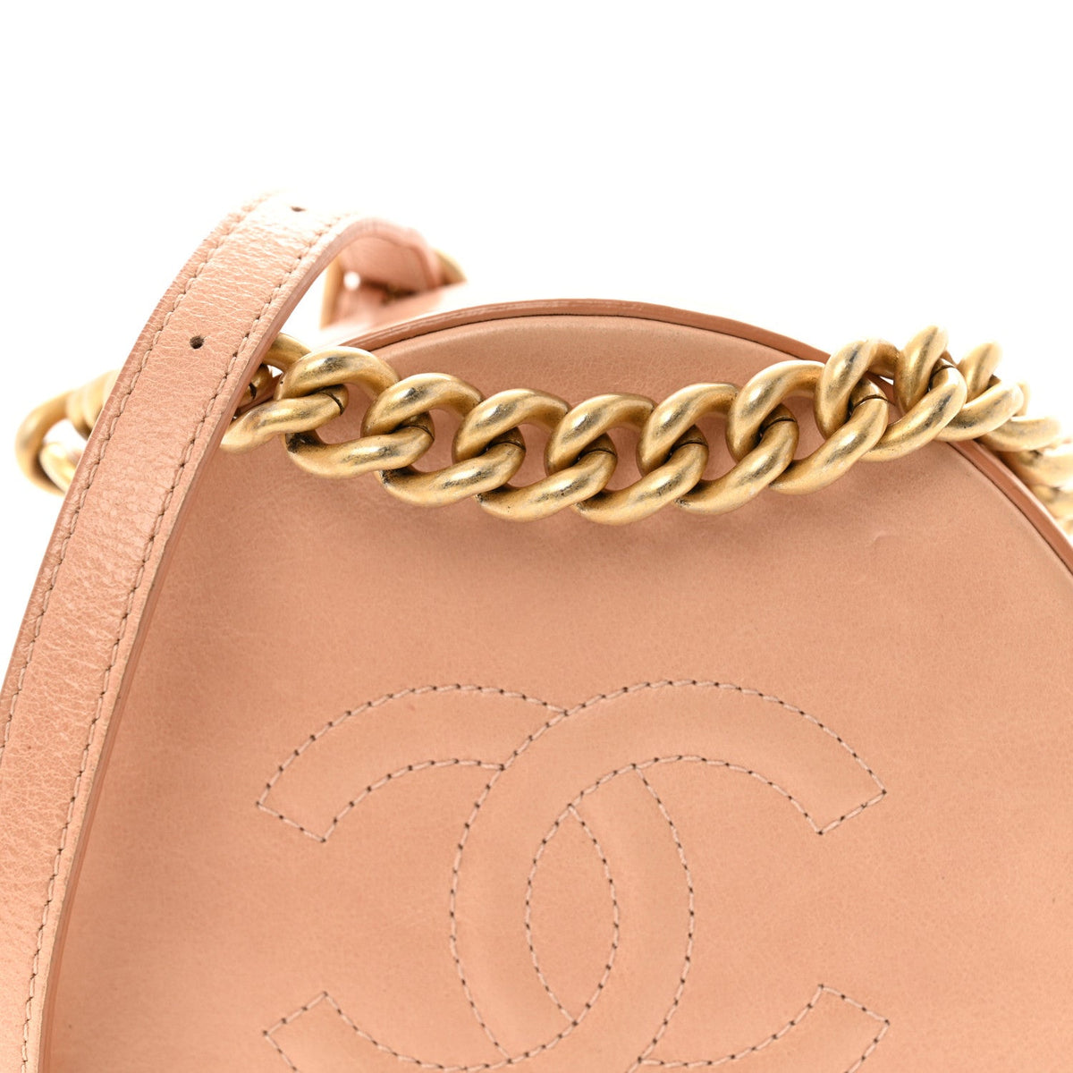 Calfskin Handbag - Beige