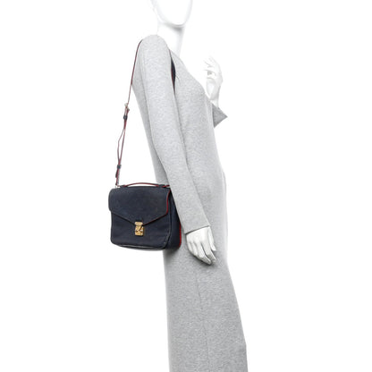 Empreinte Pochette Metis Marine Rouge Handbag