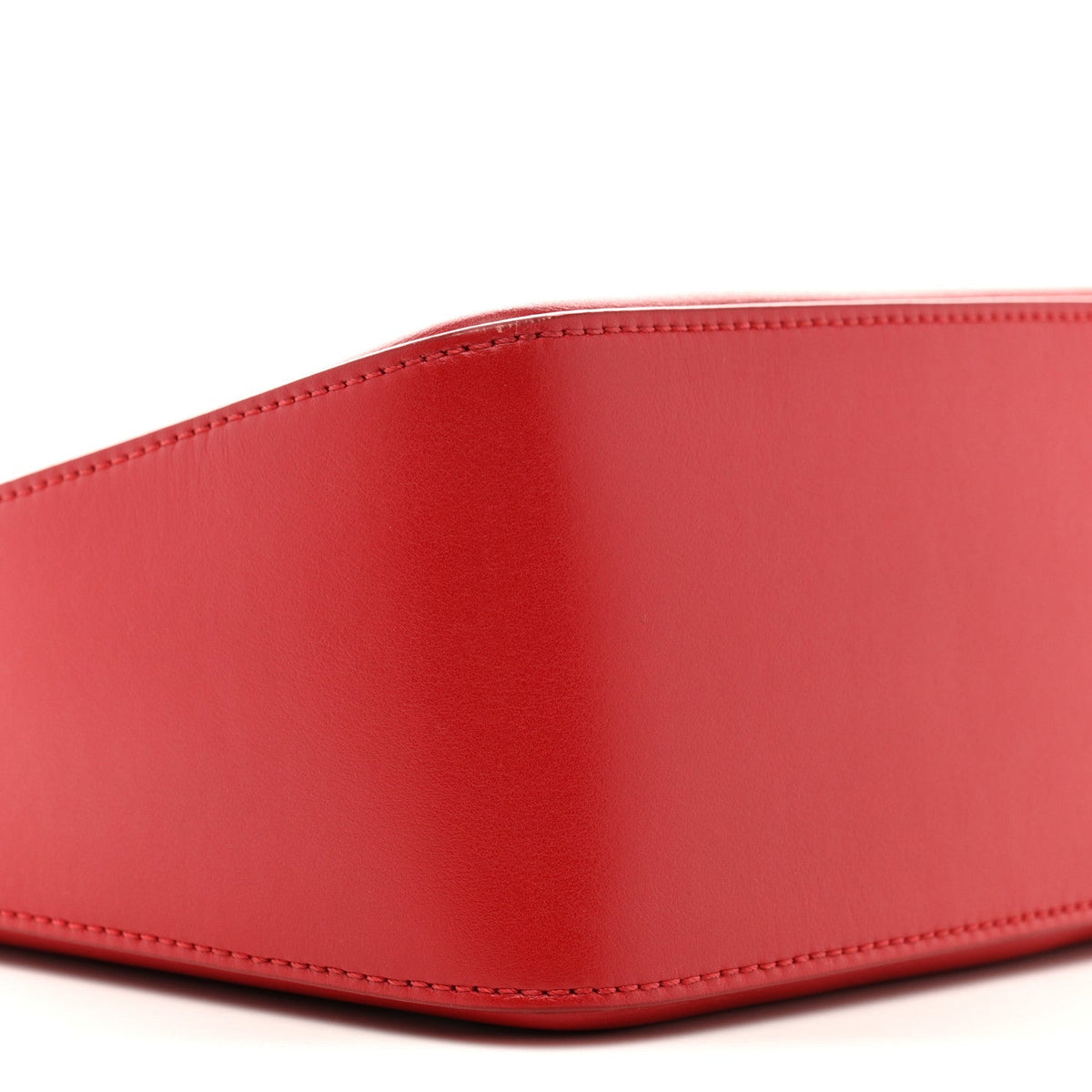 Small Calfskin Shoulder Bag - Red
