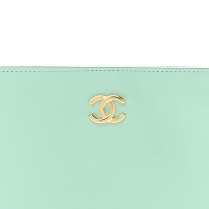 Calfskin Clutch Bag - Green