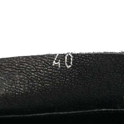 Prada Suede Women's Triangle Logo Zip Boots 40 Black