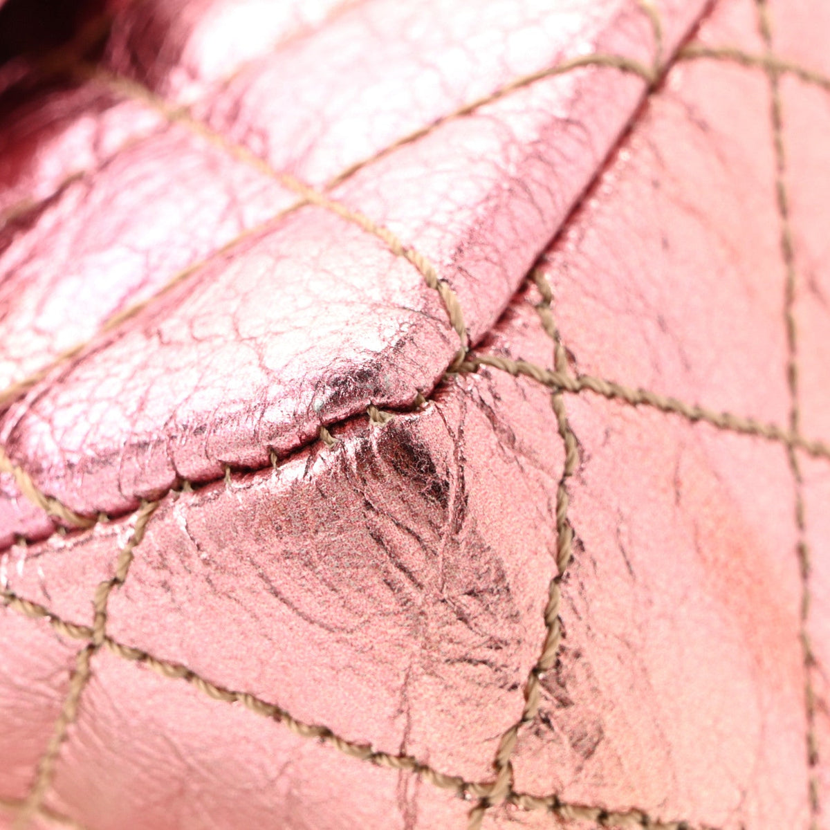 Quilted Goatskin Flap Shoulder Bag