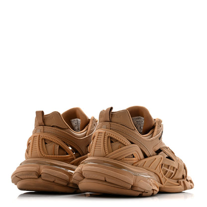 Balenciaga Rubber Mesh Women's Track.2 Open Sneakers 40 Light Brown