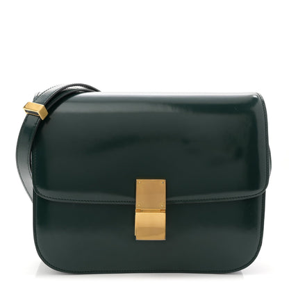 Medium Calfskin Flap Shoulder Bag - Green
