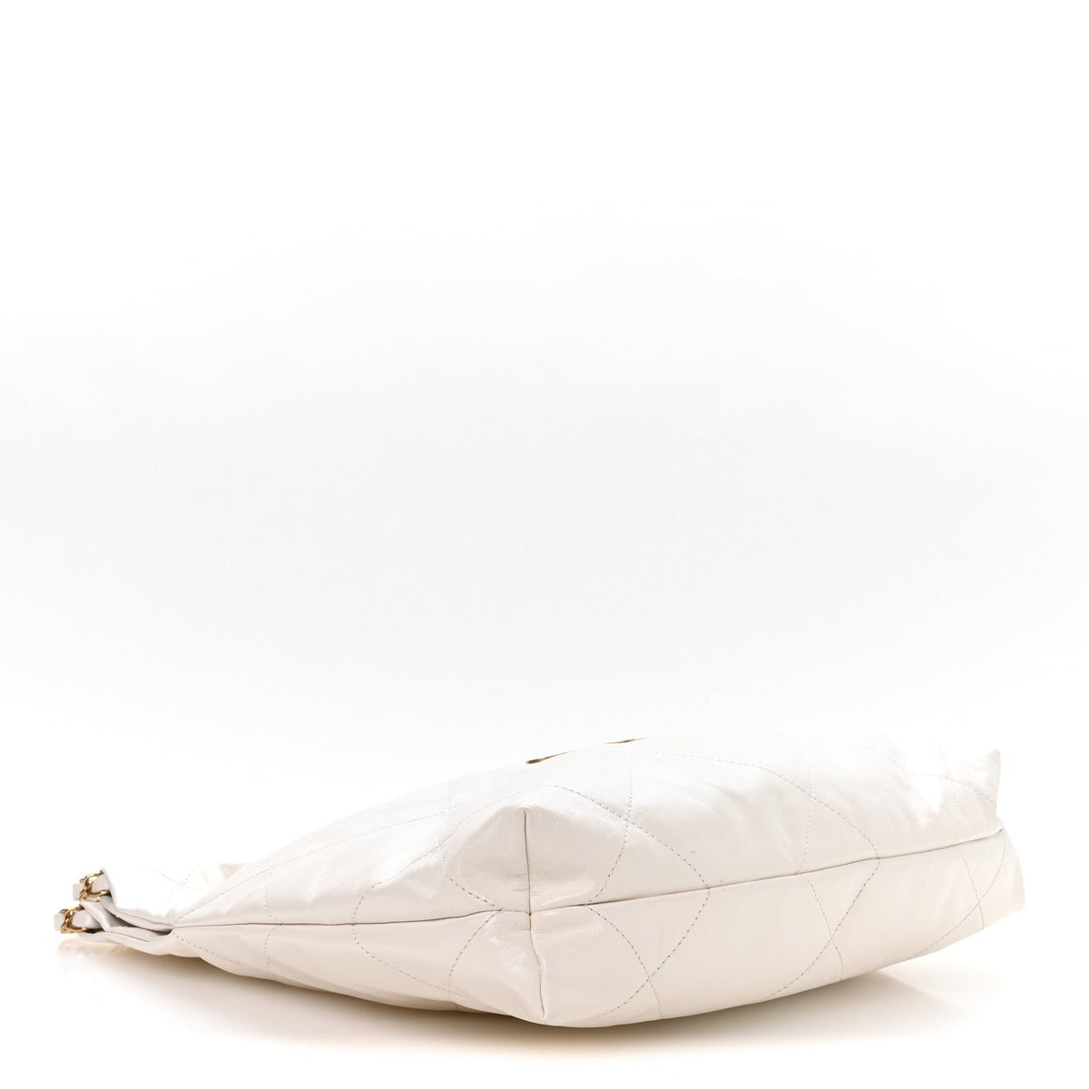 Small Quilted Calfskin Handbag - White