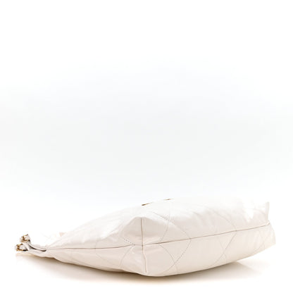 Small Quilted Calfskin Handbag - White