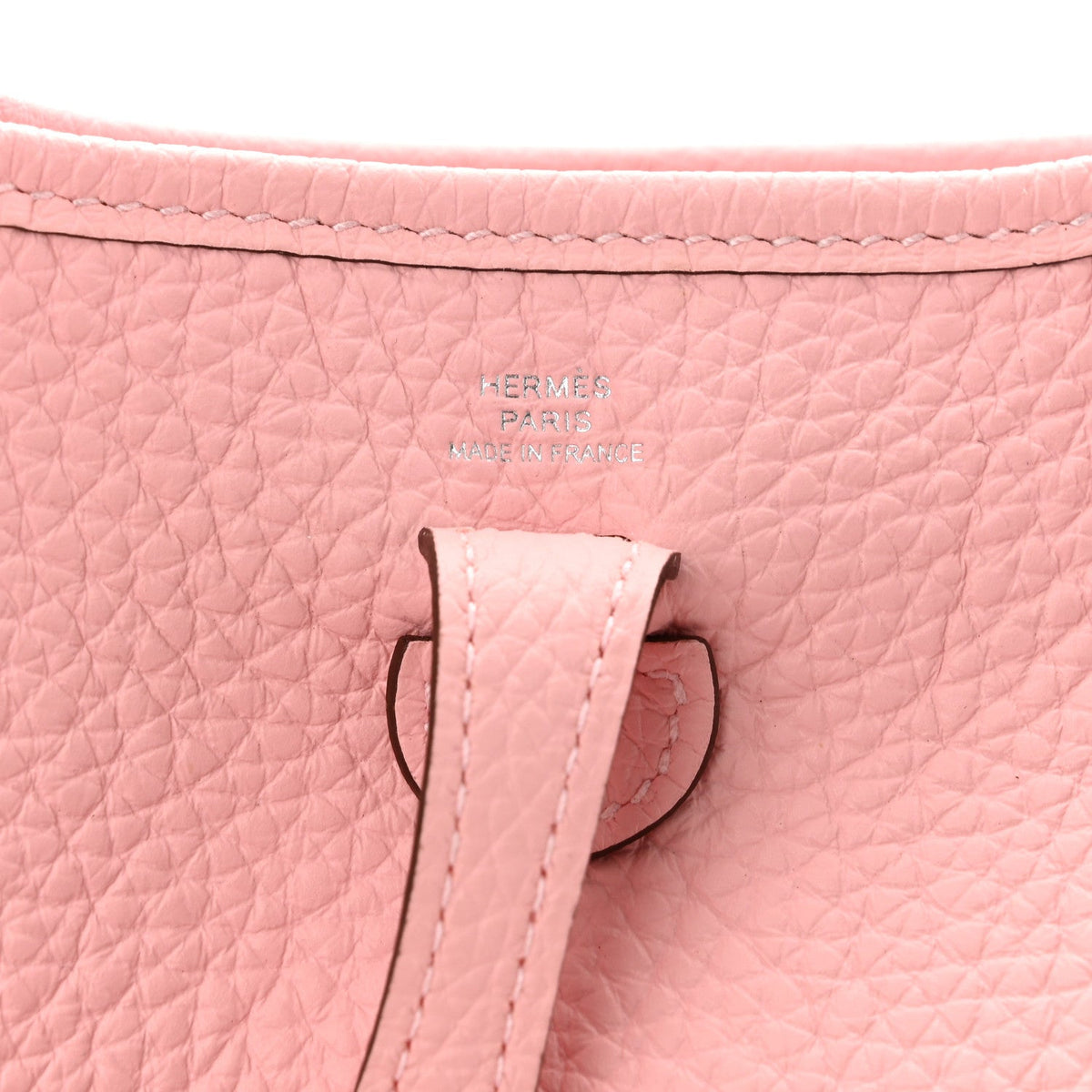 Taurillon Clemence Evelyne Tpm Rose Saku Handbag