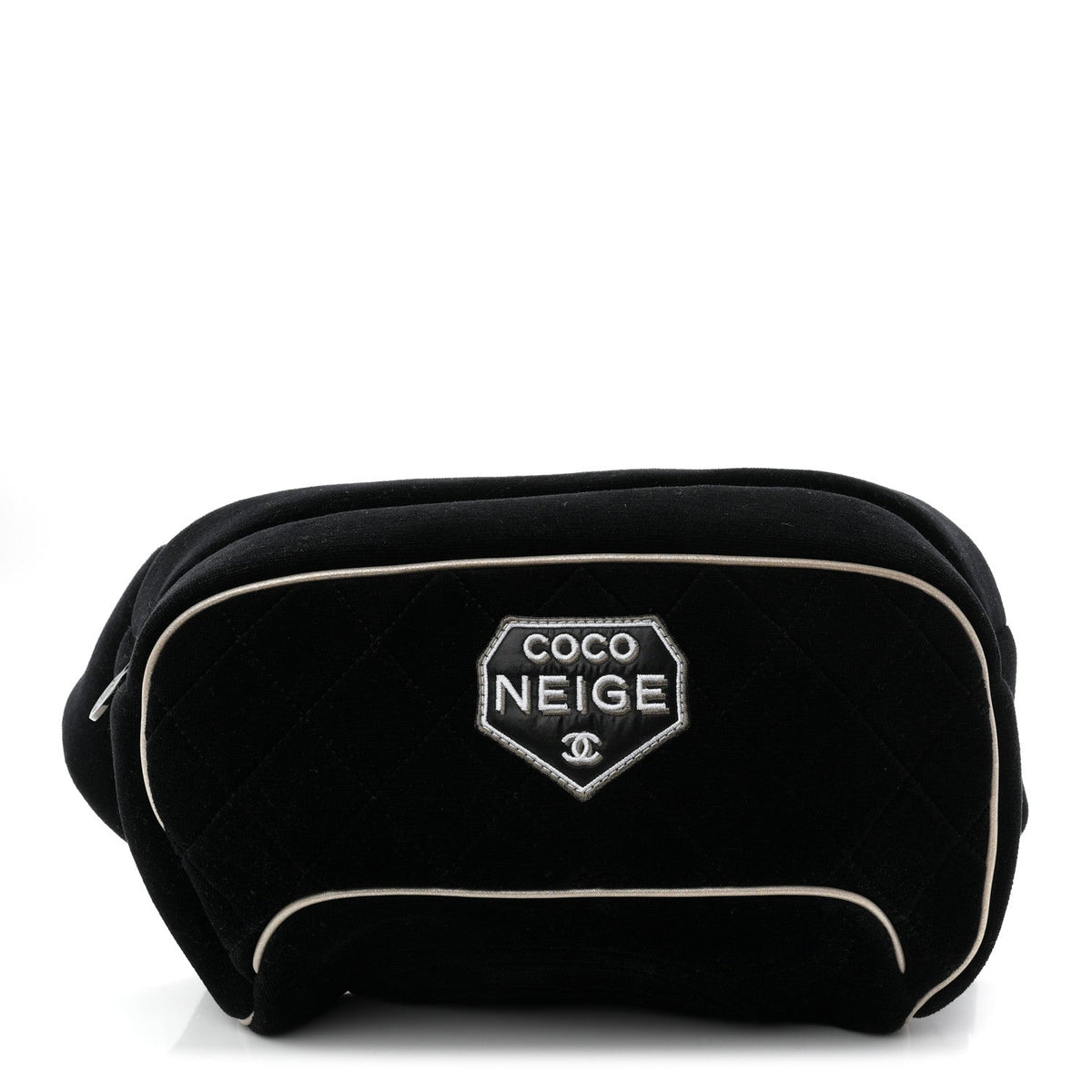 Quilted Belt Bag - Black
