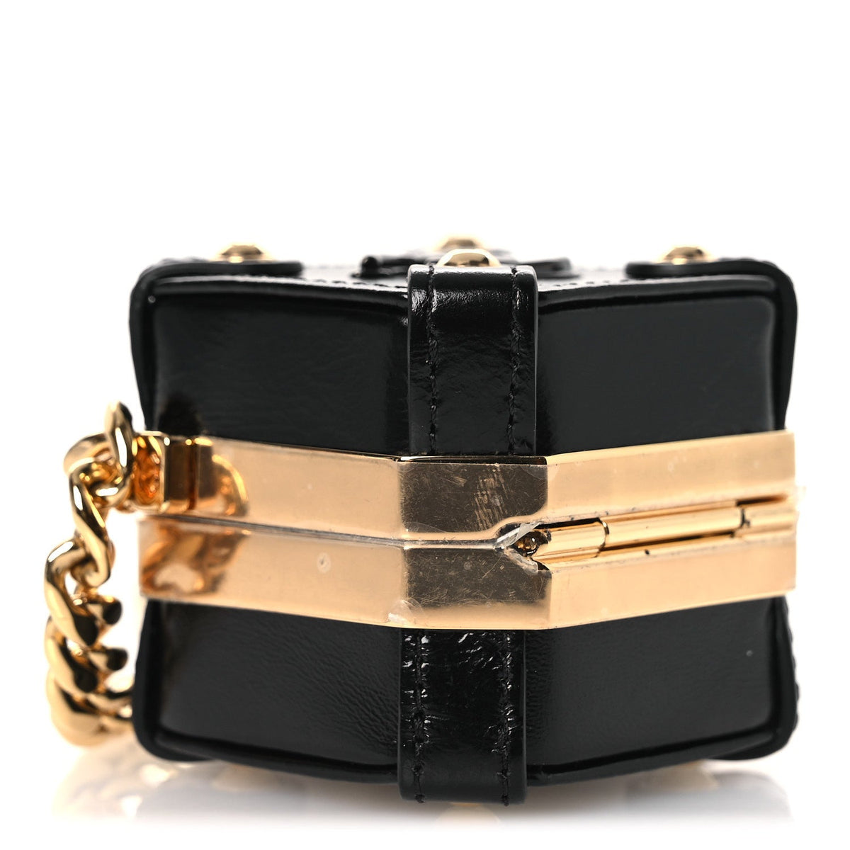 Calfskin Clutch Bag - Black