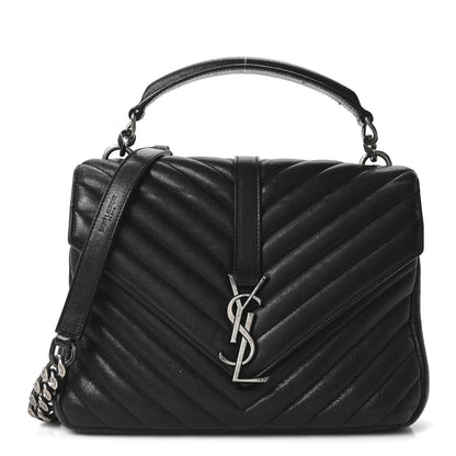 Medium Sheepskin Handbag - Black