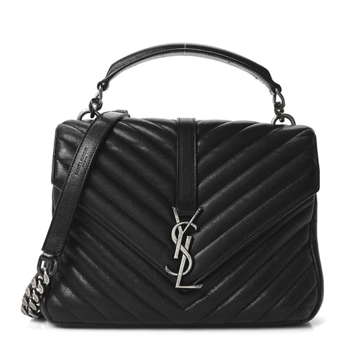 Medium Sheepskin Handbag - Black