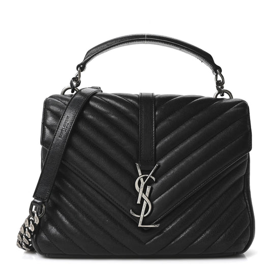 Medium Sheepskin Handbag - Black