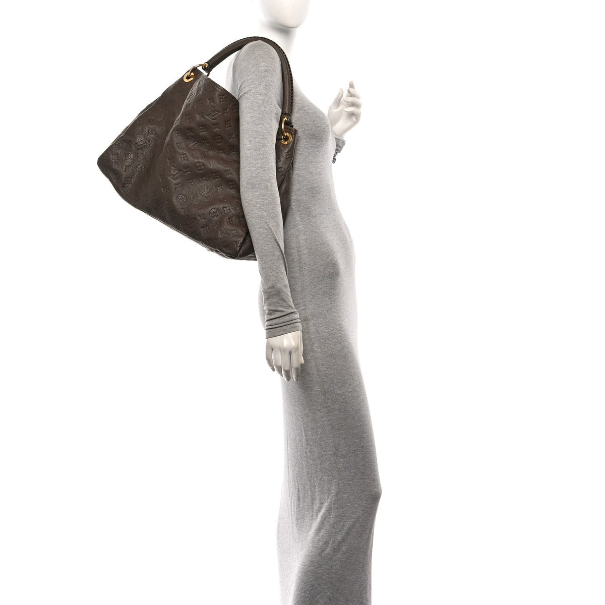 Empreinte Artsy Mm Taupe Glace Handbag