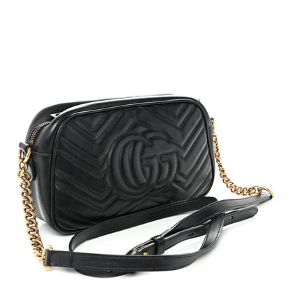 Small Calfskin Shoulder Bag - Black