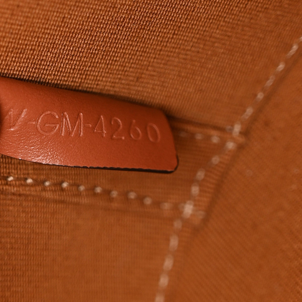 Medium Calfskin Canvas Handbag - Tan