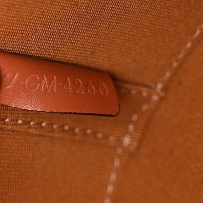 Medium Calfskin Canvas Handbag - Tan