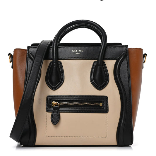 Nano Calfskin Travel Bag - White