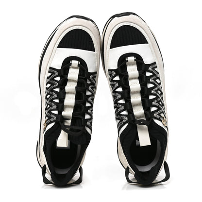 Chanel Fabric Suede Calfskin Women's Sneakers