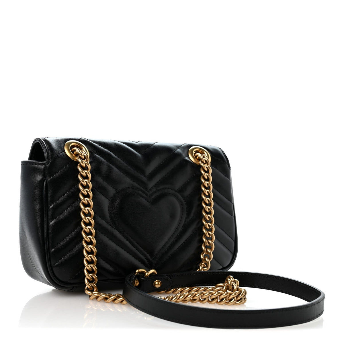 Mini Calfskin Shoulder Bag - Black