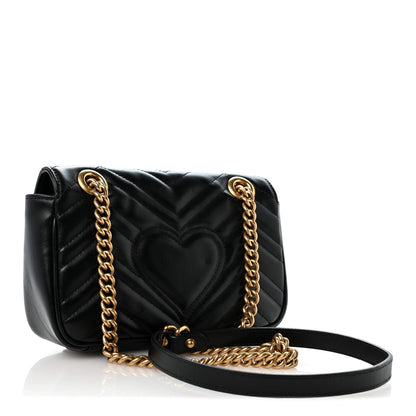 Mini Calfskin Shoulder Bag - Black