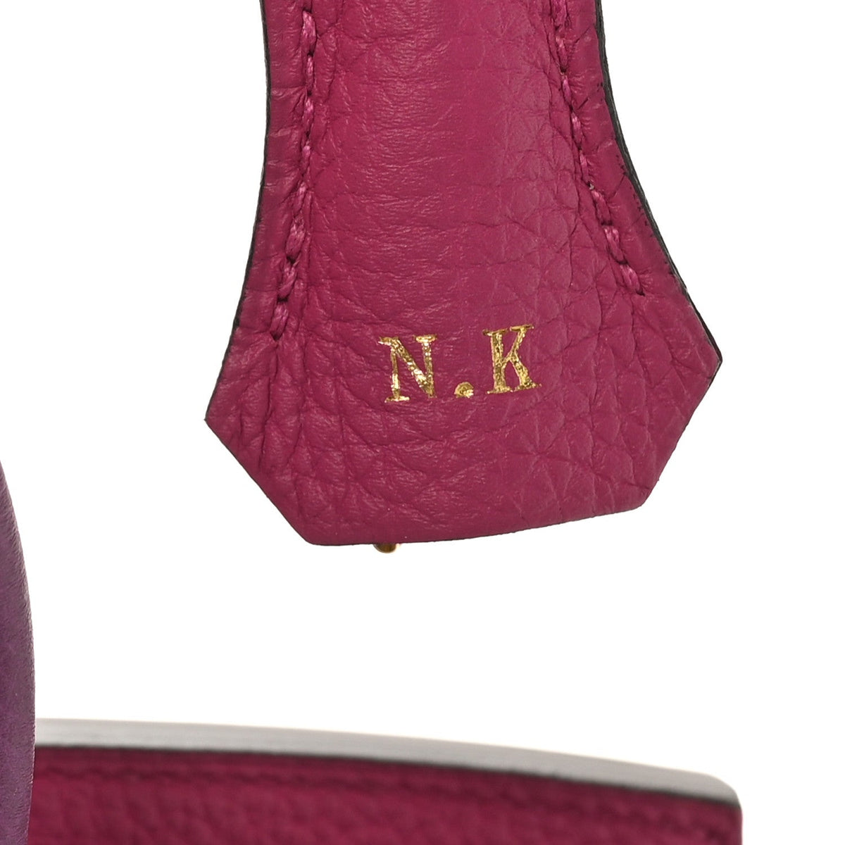 Togo Horseshoe Birkin 25 Rose Pourpre Ca Handbag