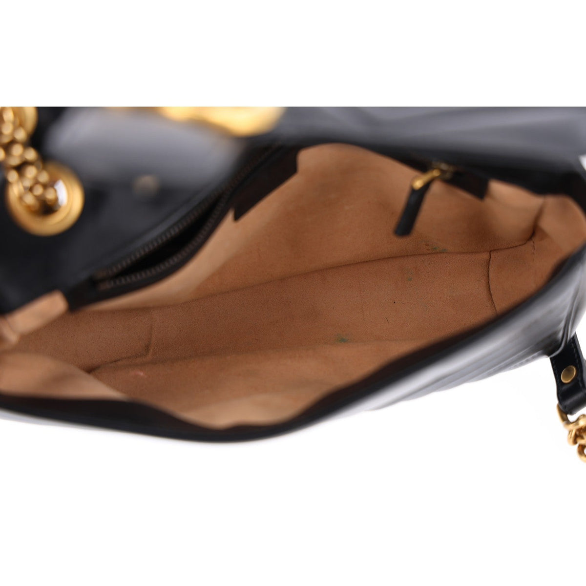 Small Calfskin Shoulder Bag - Black