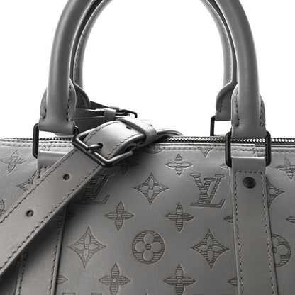Calfskin Duffel Bag - Gray