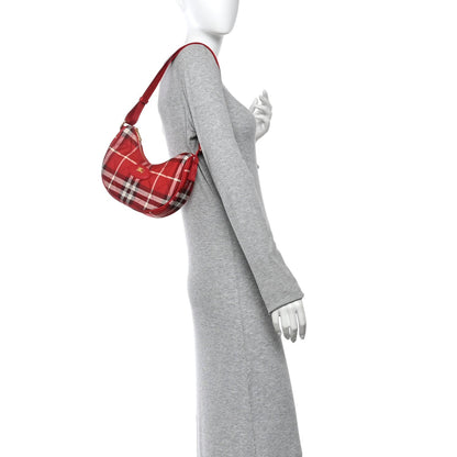 Nylon Crossbody Bag - Red