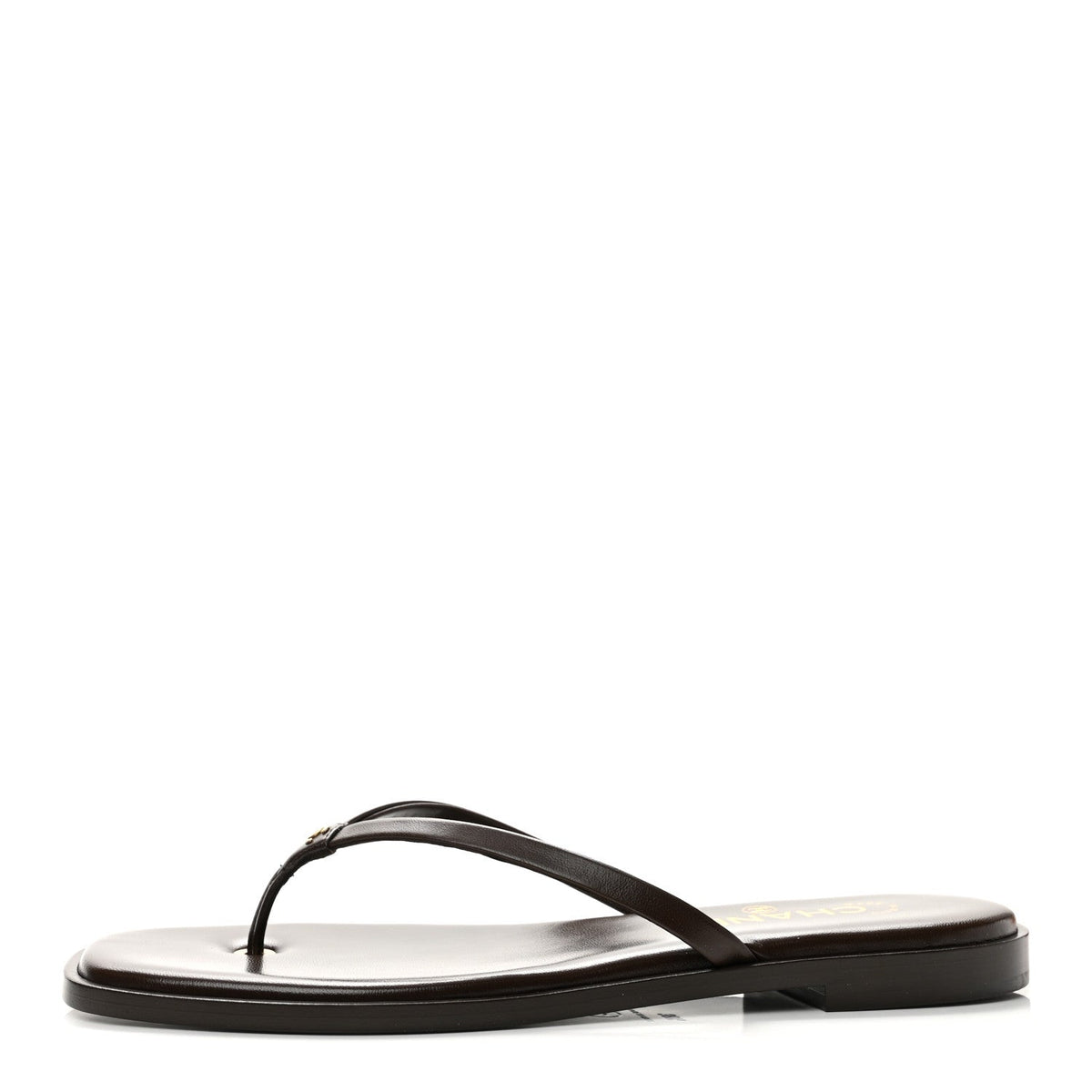Goatskin CC Times Square Thong Sandals Brown