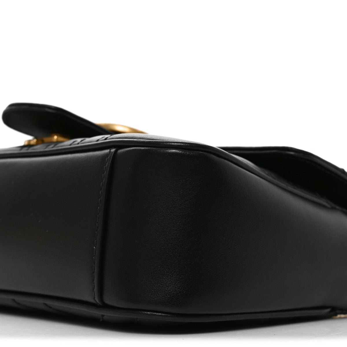 Mini Calfskin Shoulder Bag - Black
