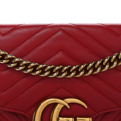 Small Calfskin Shoulder Bag - Red