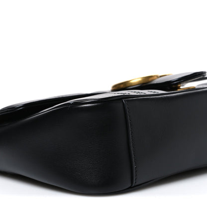 Small Calfskin Shoulder Bag - Black