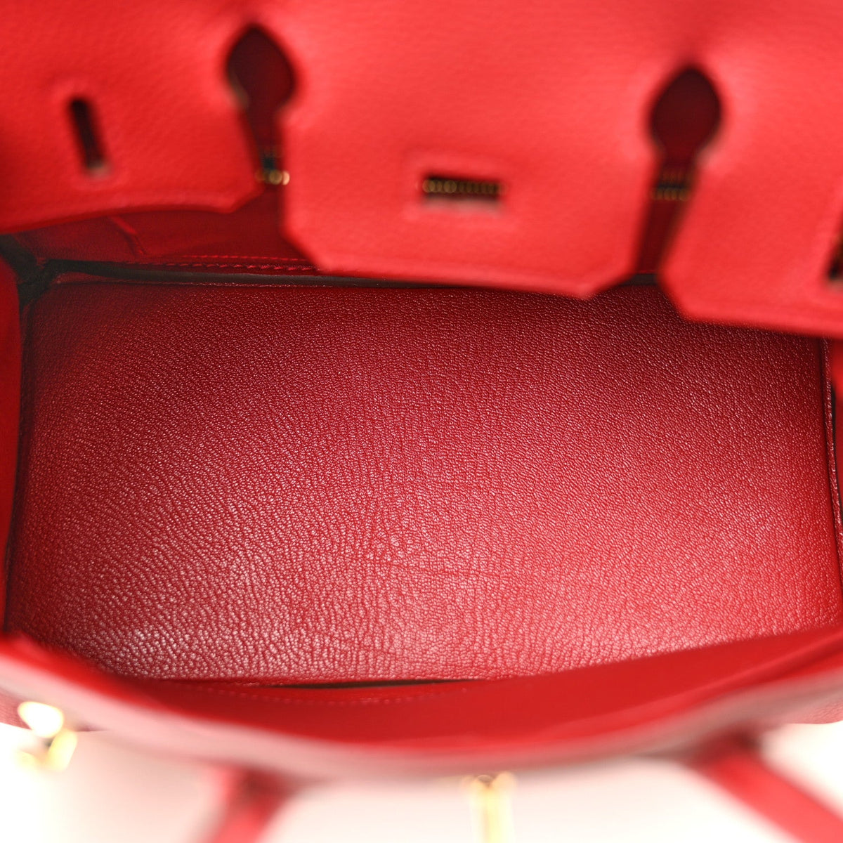 Togo Birkin 25 Rouge Vif Handbag