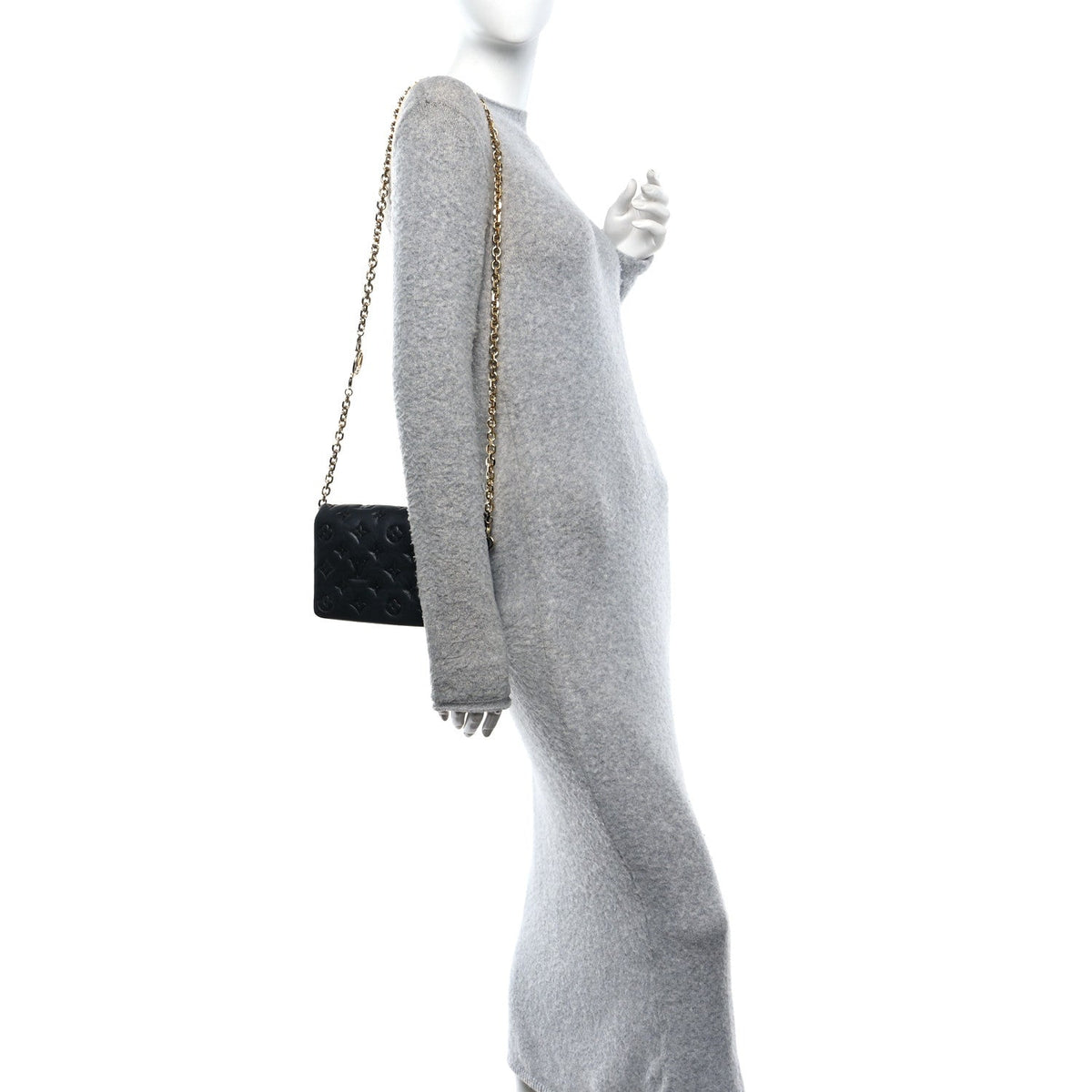 Lambskin Handbag - Black
