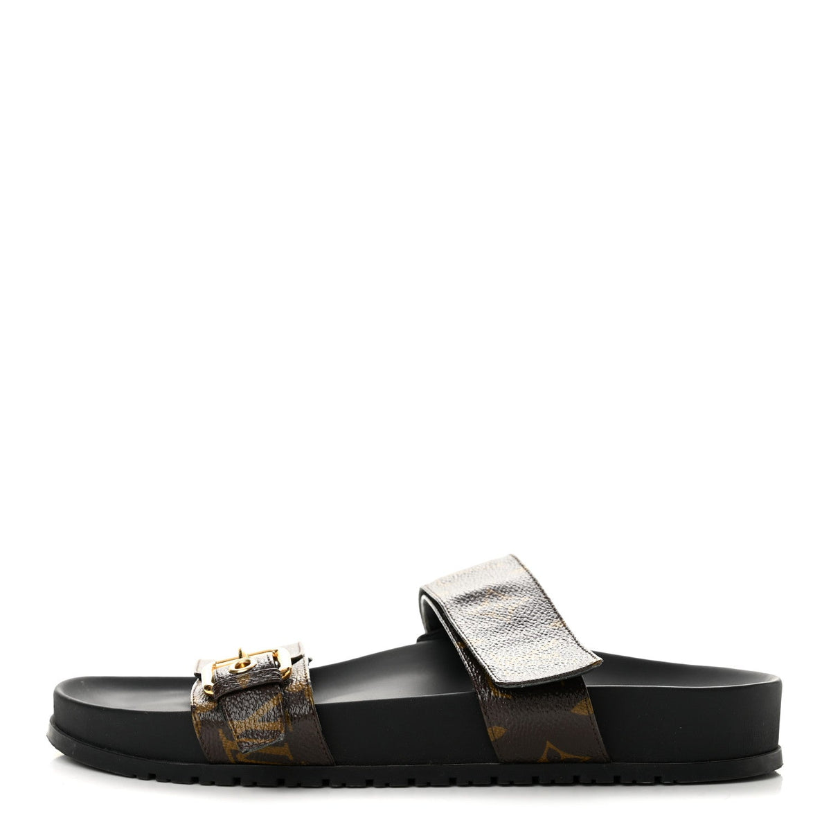 Monogram Bom Dia Mule Sandals Black
