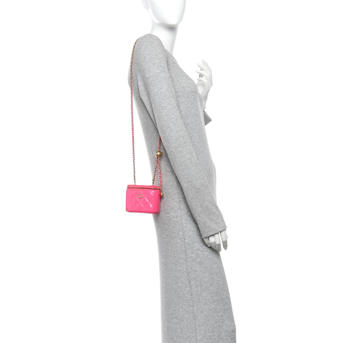Mini Quilted Handbag - Pink