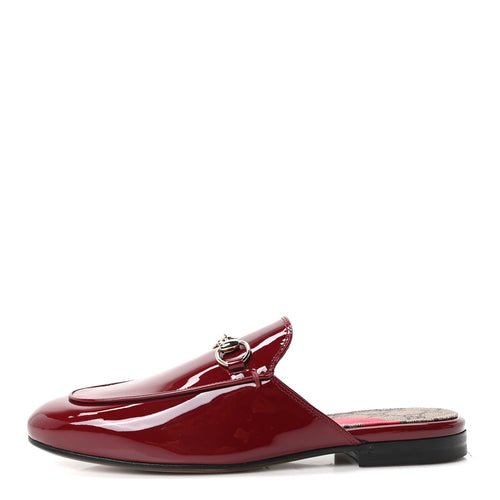 Patent Princetown Slippers Rosso Ancora