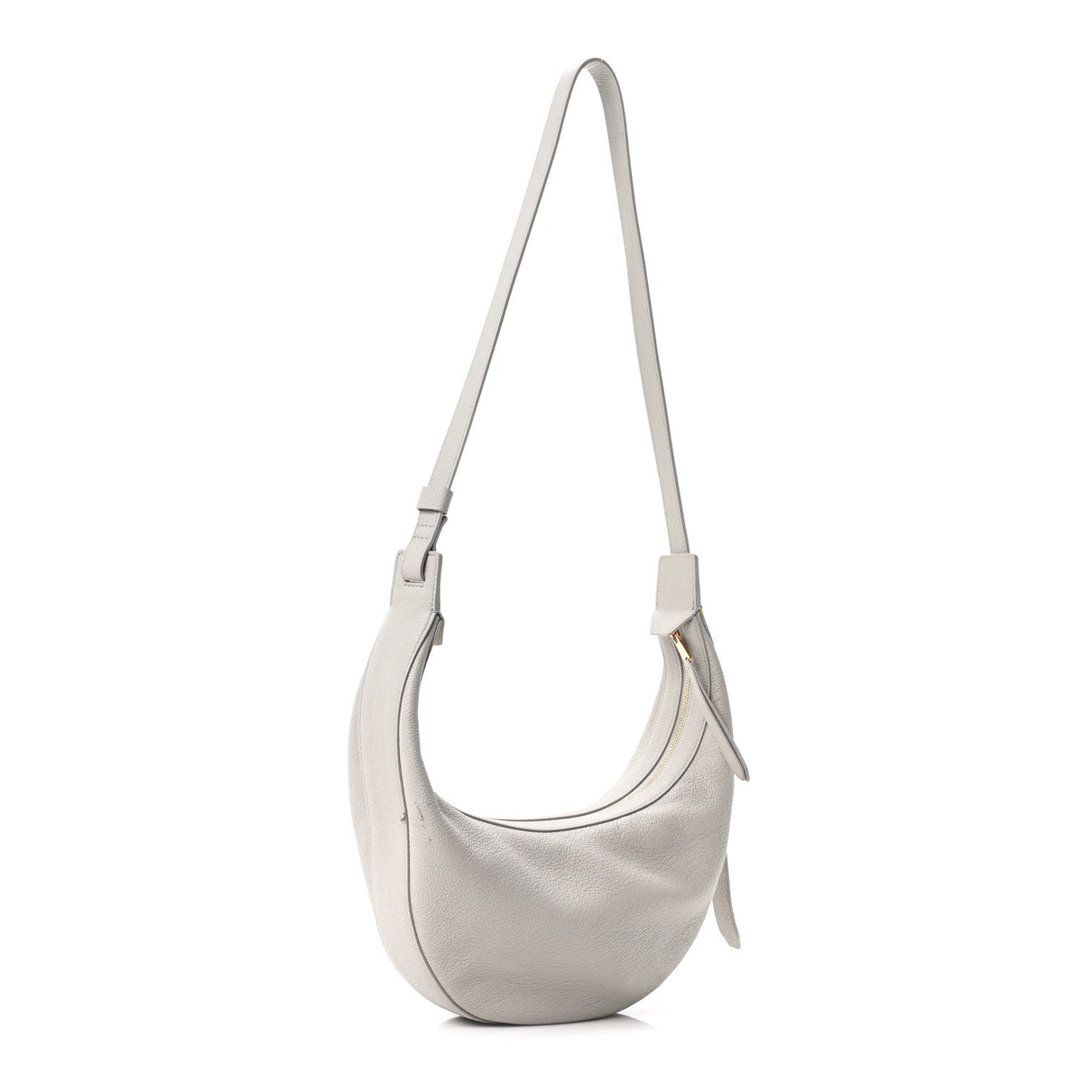 Small Calfskin Crossbody Bag - Grey