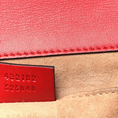 Small Calfskin Shoulder Bag - Red