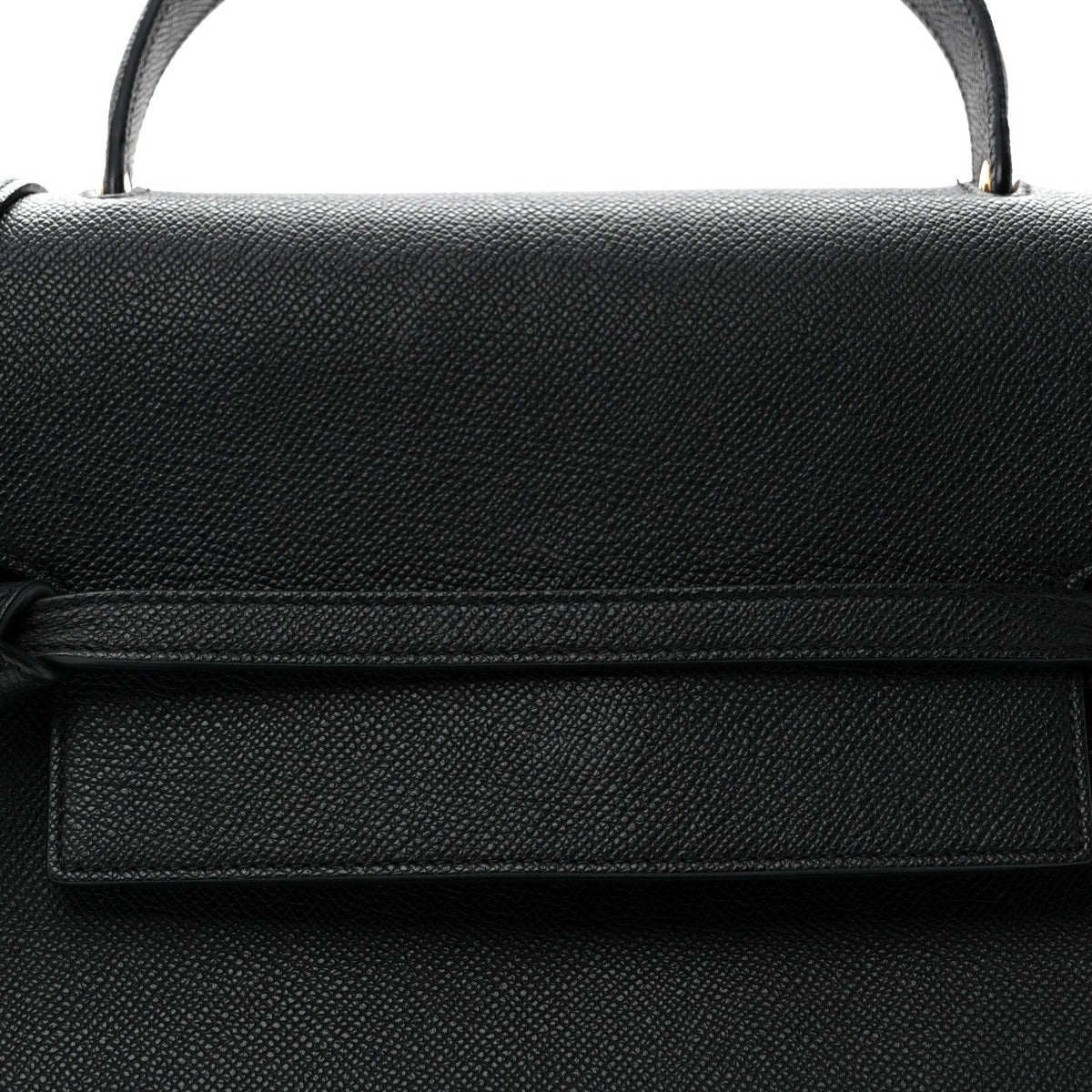 Mini Calfskin Belt Bag - Black