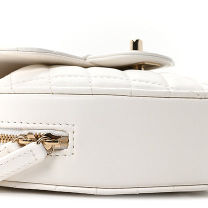 Quilted Lambskin Handbag - White