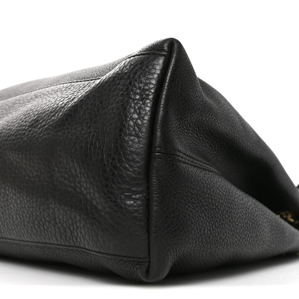 Medium Calfskin Shoulder Bag - Black