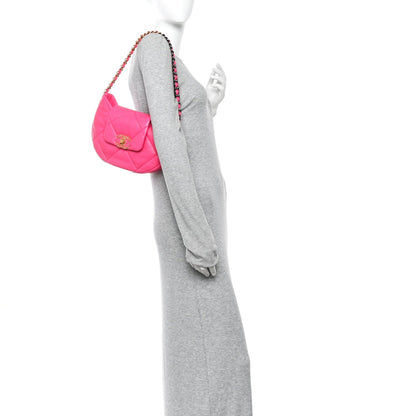 Quilted Lambskin Hobo Bag