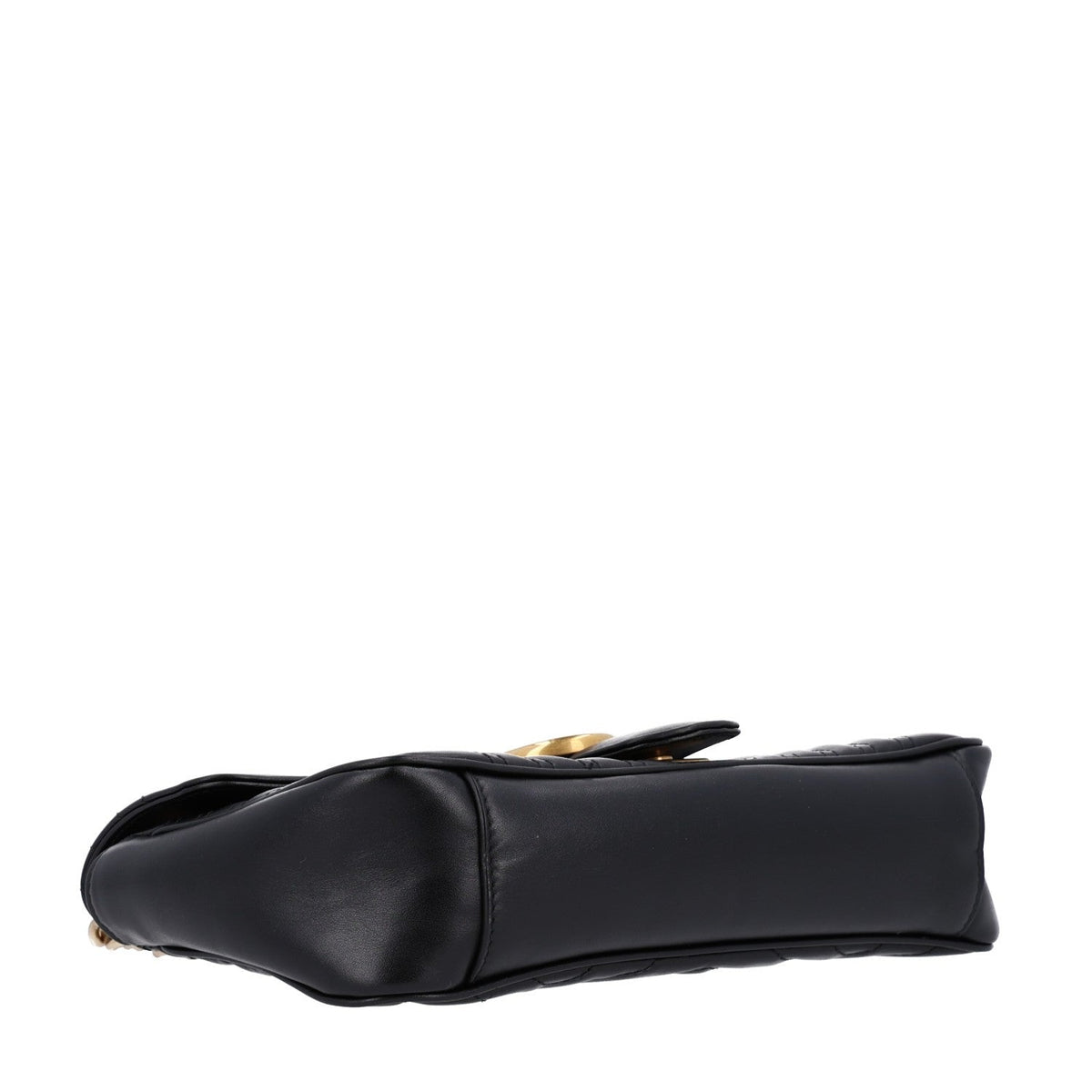Small Calfskin Shoulder Bag - Black